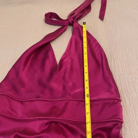 halter plisse dress Amaris Sleeveless Plisse Halter Top / Lemon | MESHKI main image 0